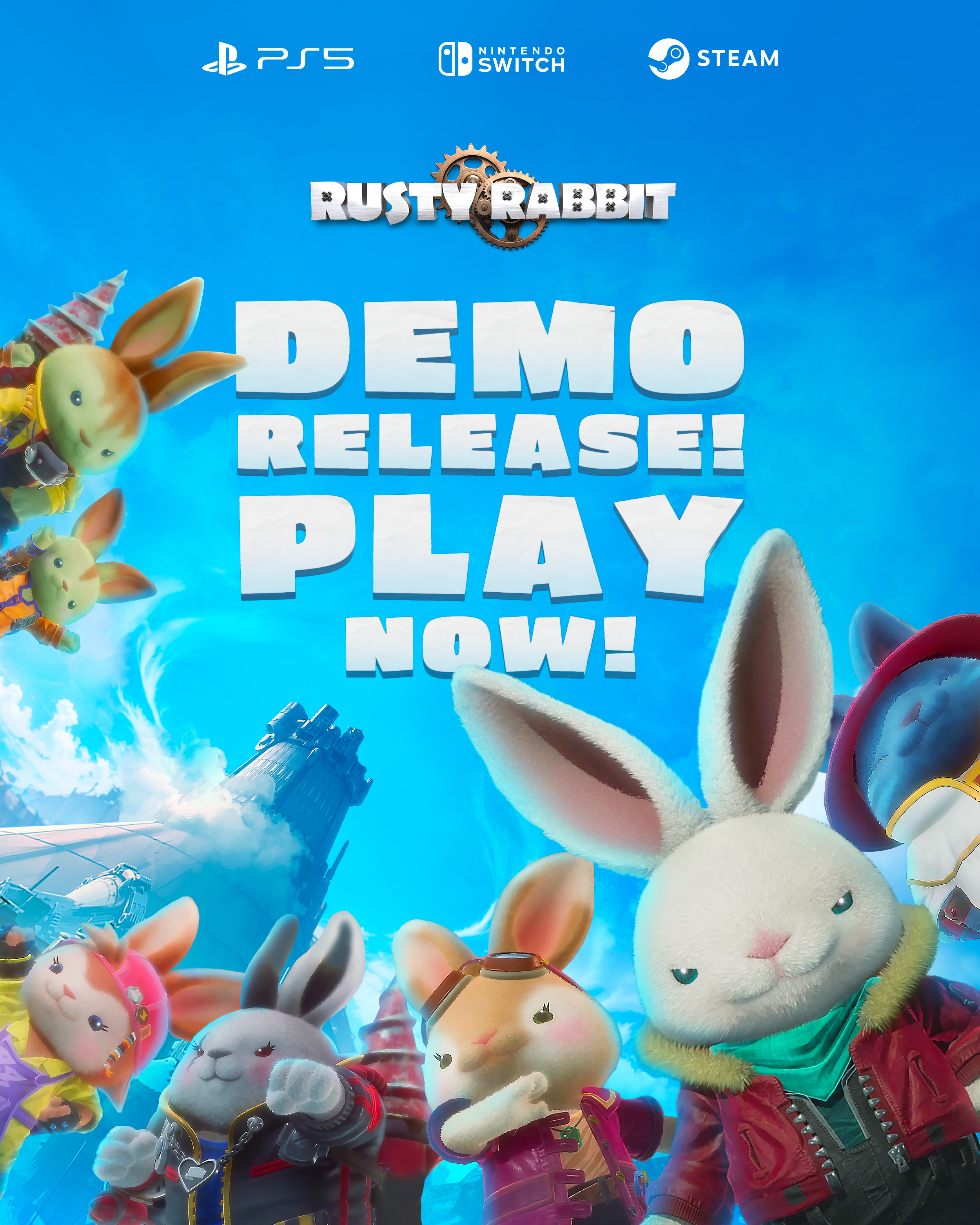 Steam《Rusty Rabbit（锈兔异途）》  今日2月21日发布试玩版通知